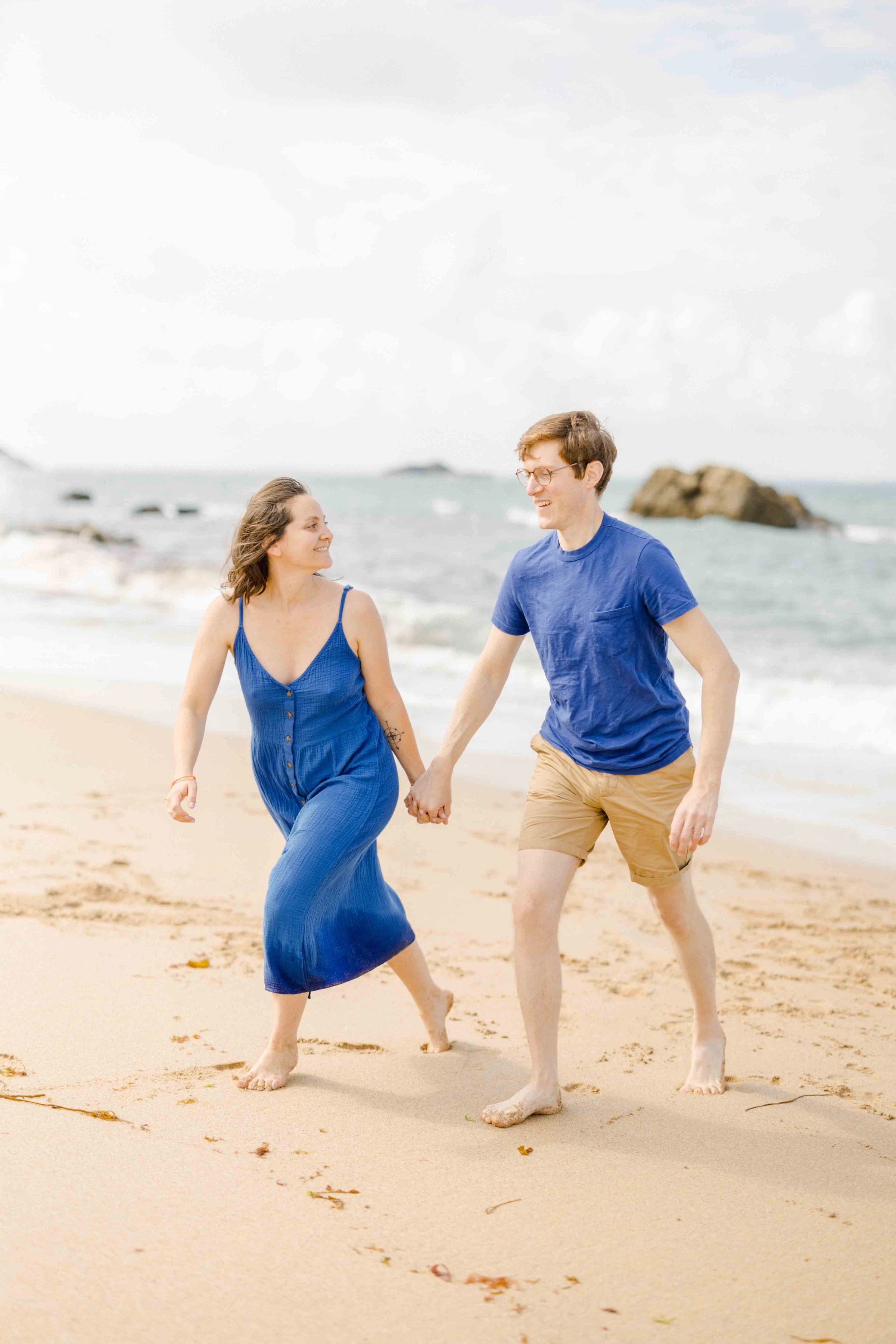 bonheur robe plage mer beige